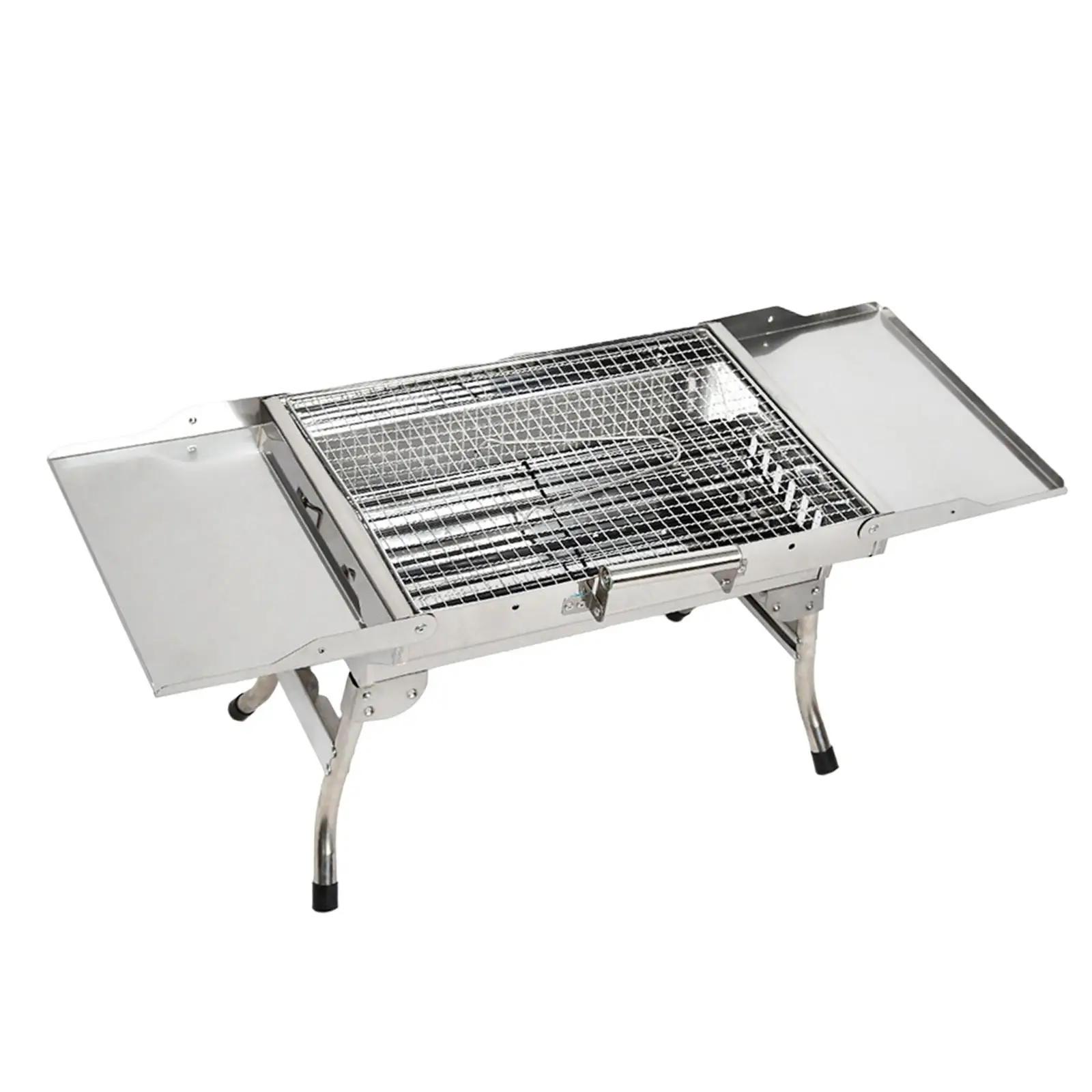 Portable Barbecue  Grill Compact Desk Tabletop Stainless Steel BBQ   Grill Tool