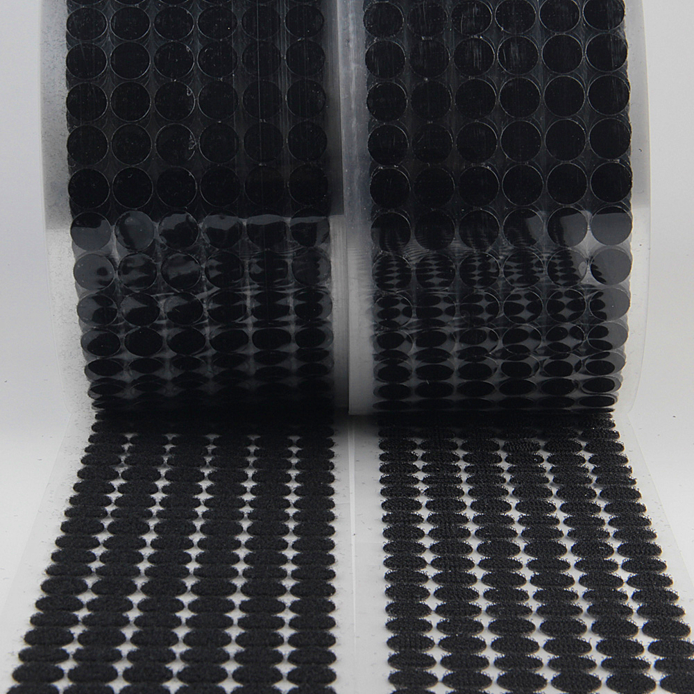99pairs 10/15/20mm Transparent Sticky Dots Self Adhesive Hook and Loop Fastener Tape Strong Glue Baby Round Coin Tape Sticker