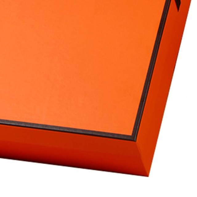  SDHENAILIAN Gift Boxes Gift Box Wrapping Box Orange Box Perfume  Cosmetics Wallet Gift Packaging Box Wedding Birthday Party Gift Bag Paper  (Color : 1pcs Box 1pcs Bag, Size : 15x15x7cm) 