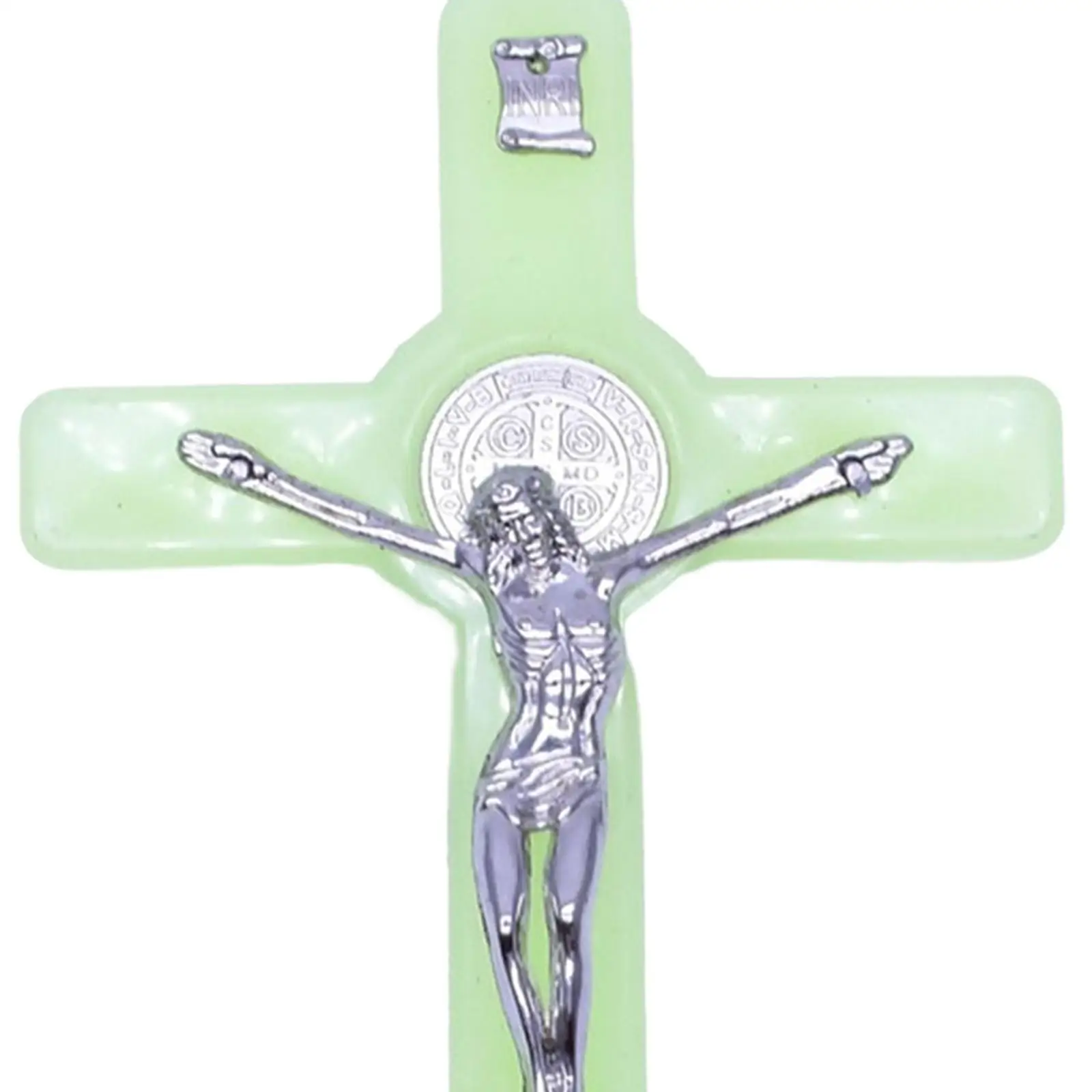 Vintage Jesus Cross Crucifix Ornament Pendant Wall Ornament Hanging Decor for Church Decoration for Home Decoration Compact