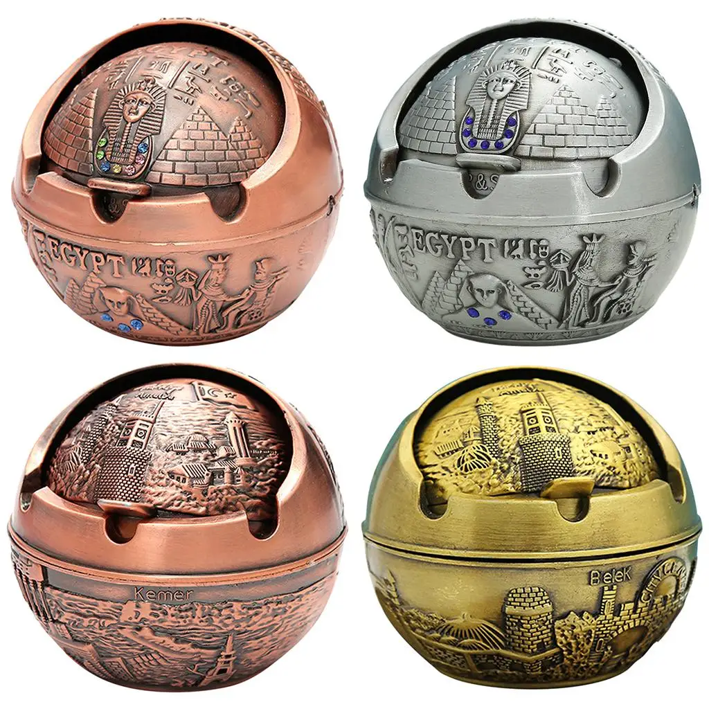 Anti-Fall Windproof  with Lid Creative Unique Cigar Cute European Style Portable Ornaments  for Decoration Indoor home Men