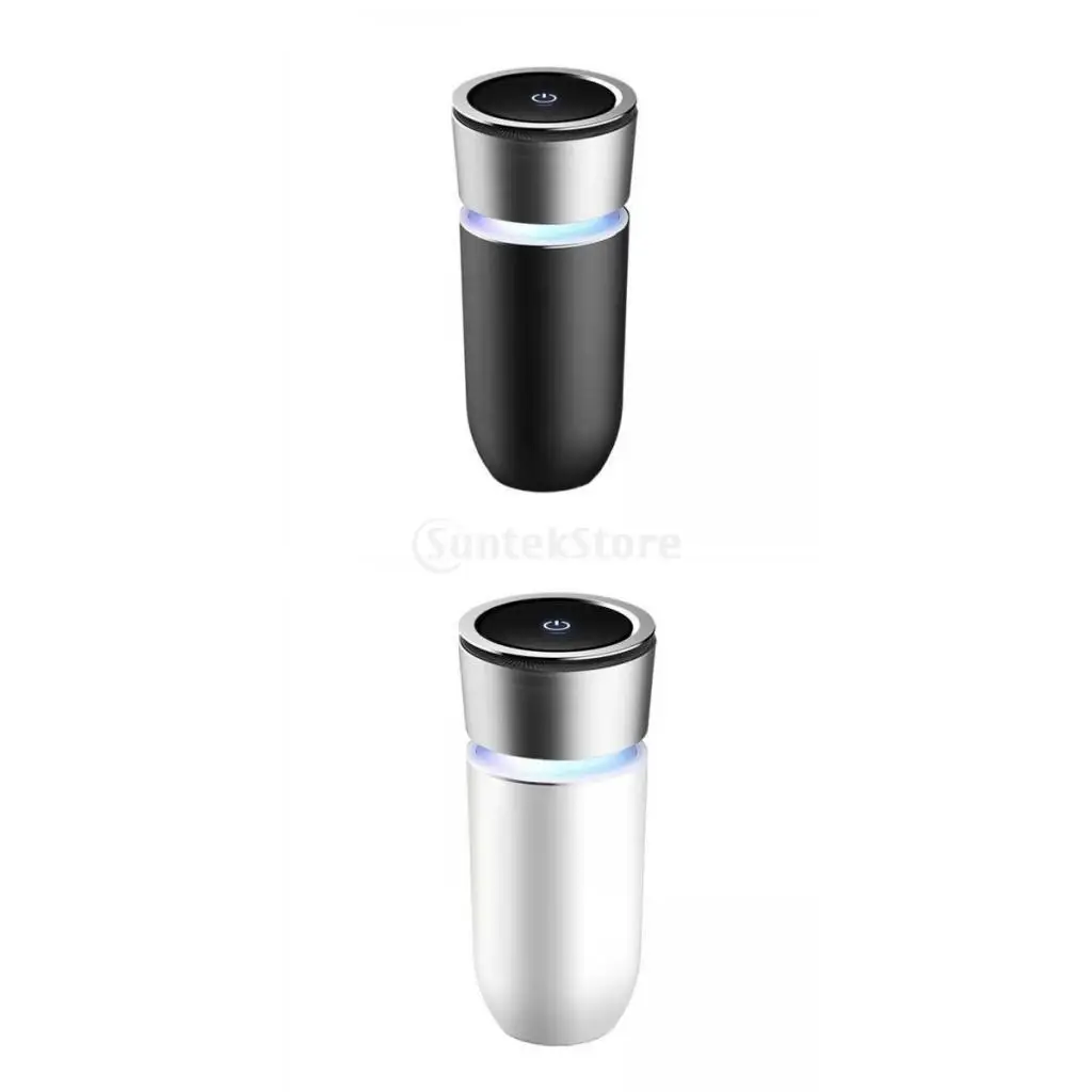 2x Mini Filter Cleaner Home USB Bedroom for Smoke Pollen Dust