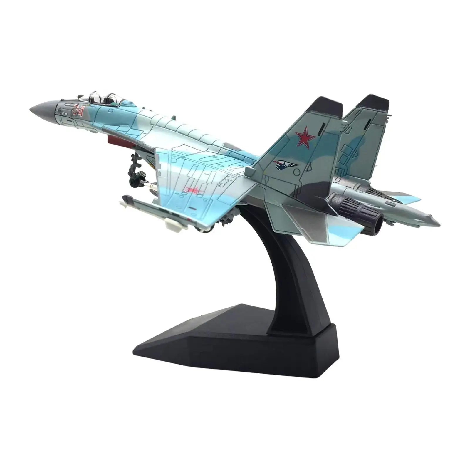 1/100 Fighter Model Airplane Alloy Diecast Aircraft for Desktop Decor