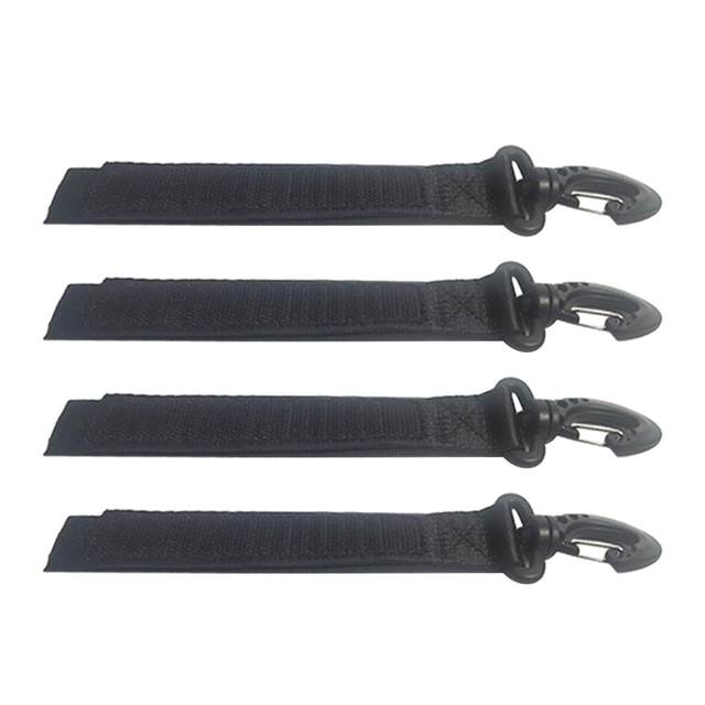 4 Pieces Kayak Paddle Holder Strap Fishing Rod Fixed Buckle Paddleboard Oars Keeper for Garden Marine Garage Watercraft