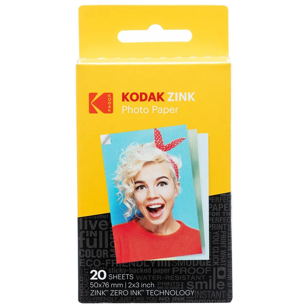 50 Pack Kodak 2x3 Premium Zink Photo Paper Markers & More Case Stickers Fun Accessory Kit with Photo Album 