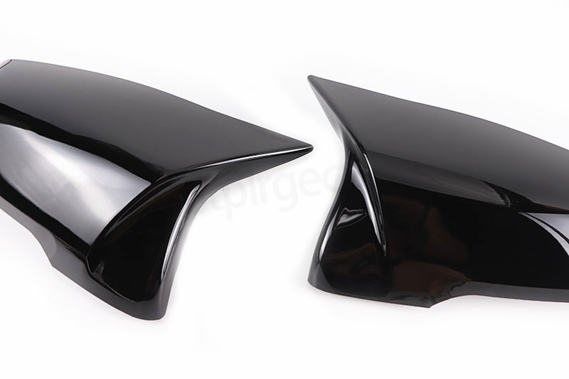 Carbon Fiber Style Black Rearview Side Mirror cover Caps for BMW X1 F48 X2 F39 F40 F53 F44 Z4 G39 Toyota Supra Side Mirror shell