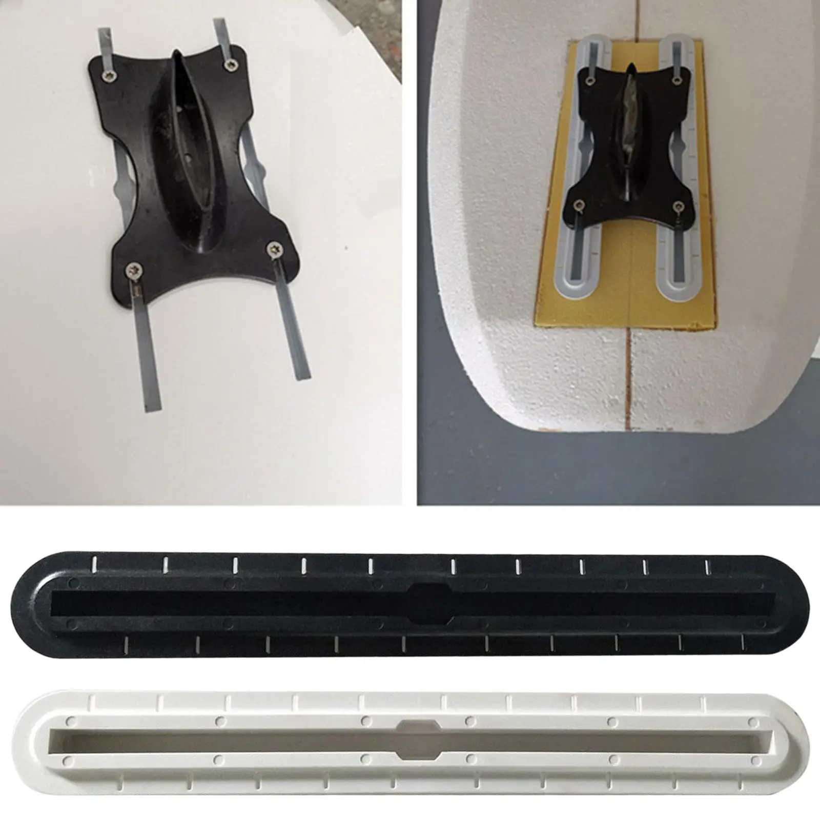 Longboard Single Center  Box Holder Durable Portable Longboard Rudder Slot for Paddle Boards Surfboards