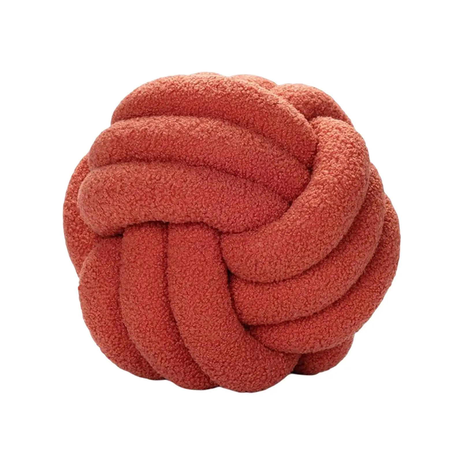 Plush Knot Ball Pillow 8.6inch Home Decoration Modern Photo Props for Office Decor