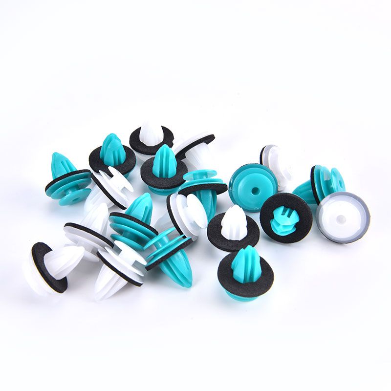 50Pcs Universal Auto Fastener Clips Halte Tür Panel Clips Stoßstange Clips Innen Kotflügel Schraube Niet Verschluss Verschluss Clips – Detail 1