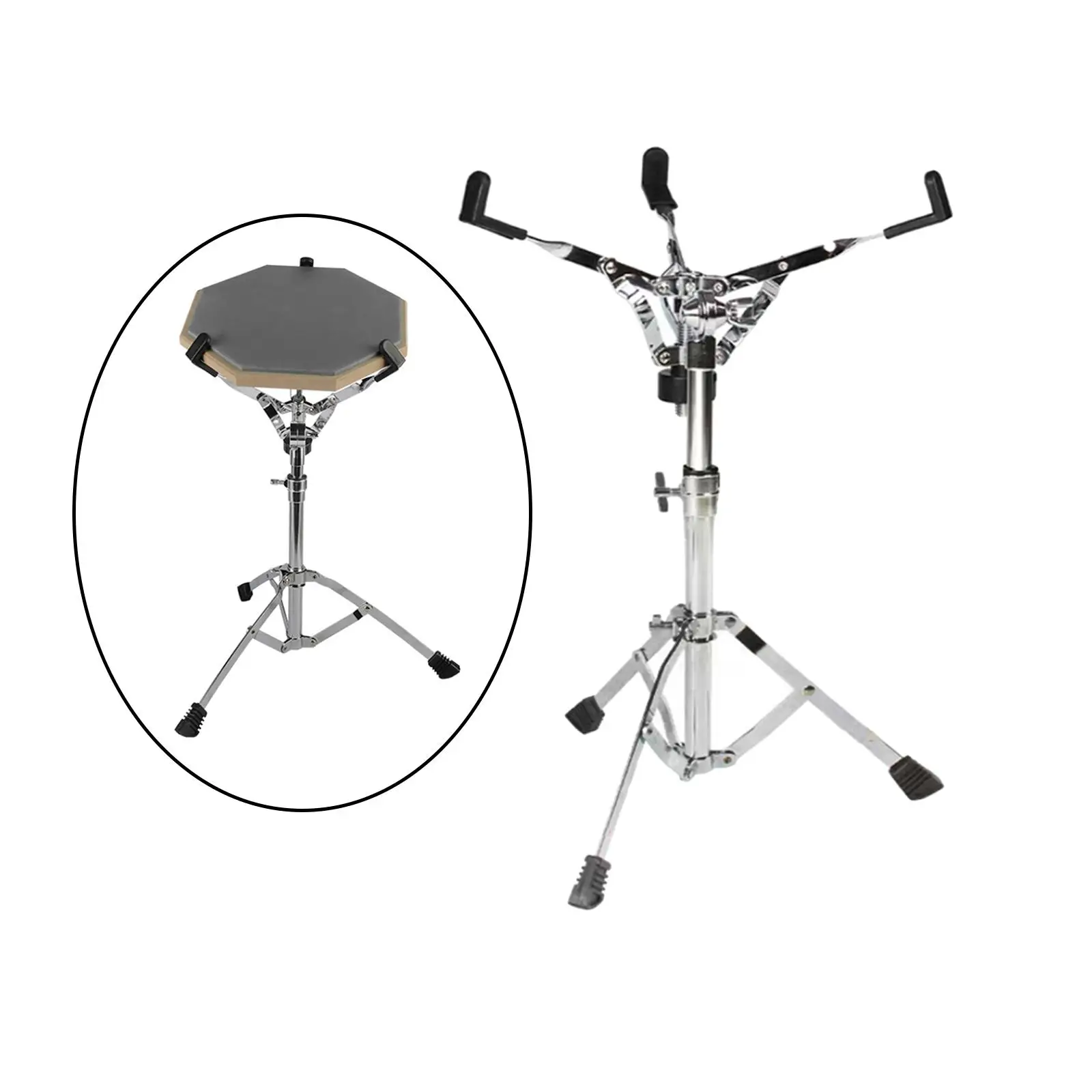 Drum Stand Nonslip Adjustable Triangle Bracket for 12``~14`` Dia Drums Musical Instrument