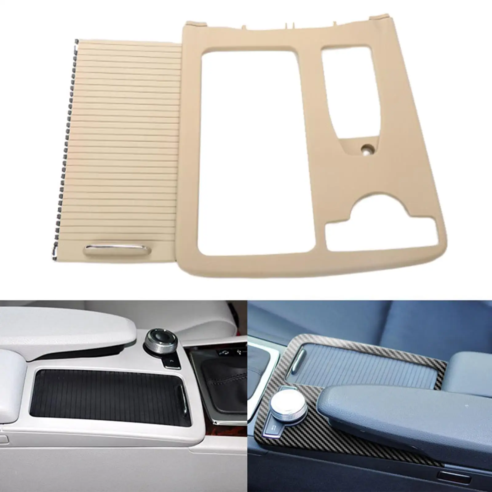 Drink Cup Holder Decorative Interior Car Styling Panel for C Class