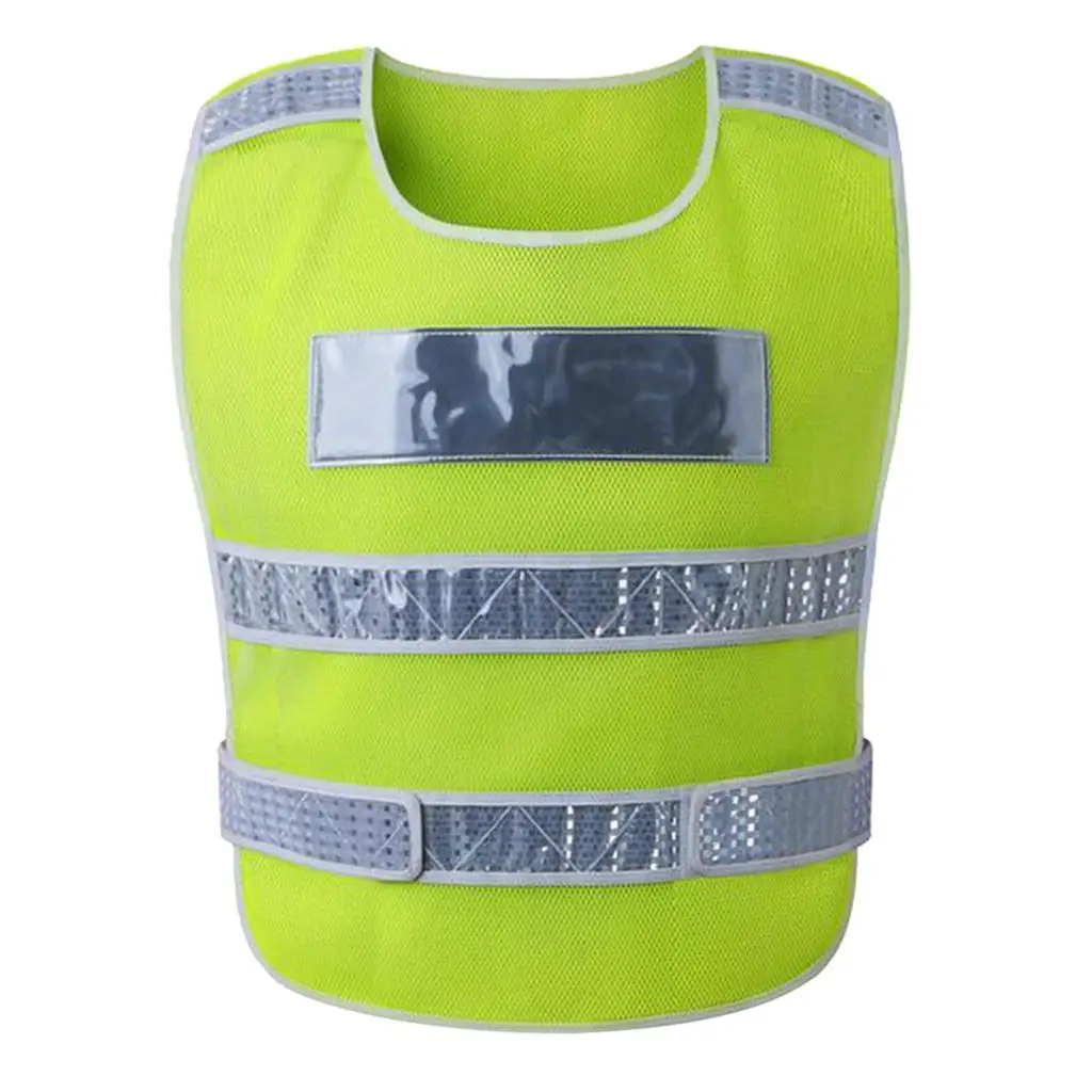 Neon Colored Safety Vest Reflective Outdoor Night Running Sanitation Workers