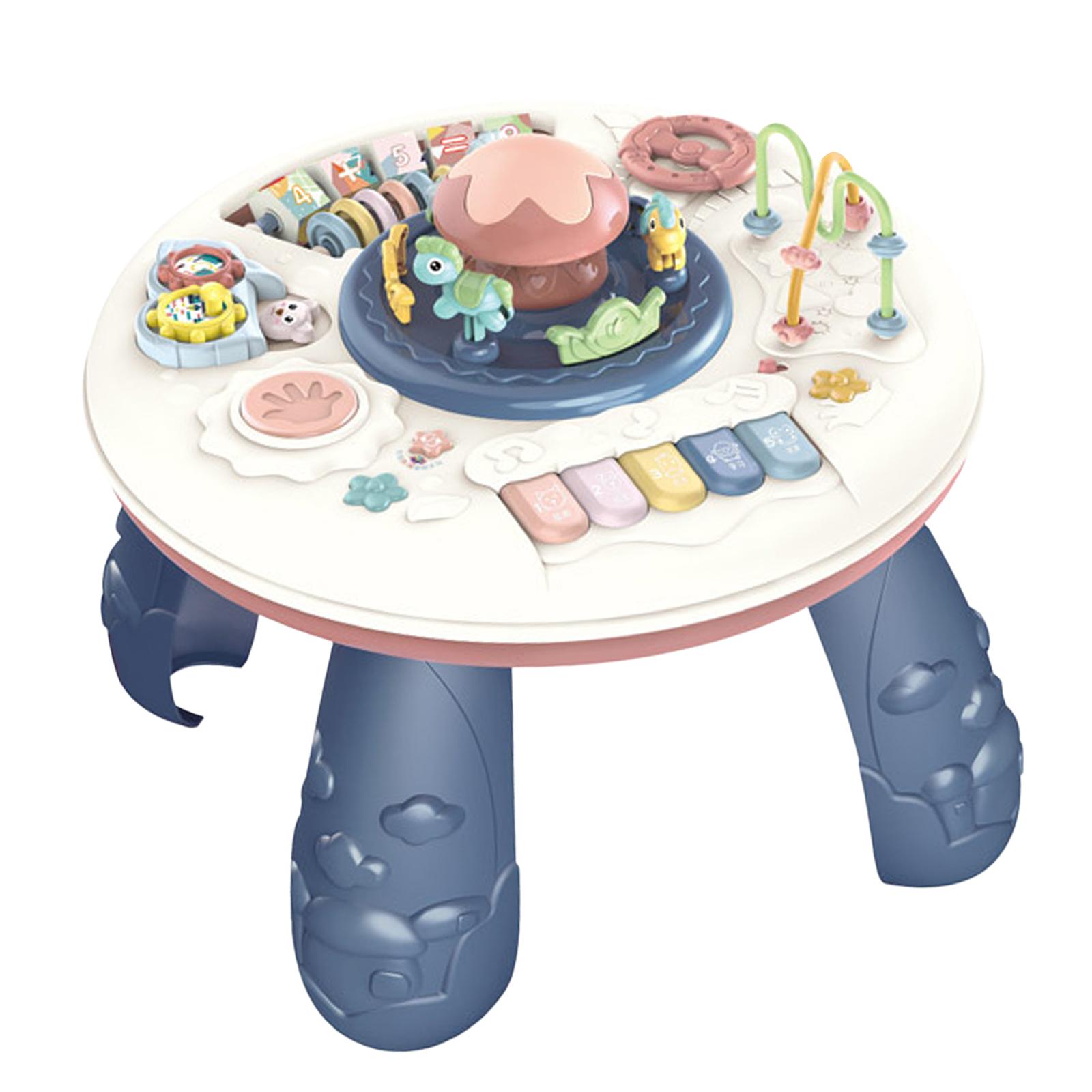 Musical Learning Table Early Educational Sensory Sound Toy Cute for Birthday