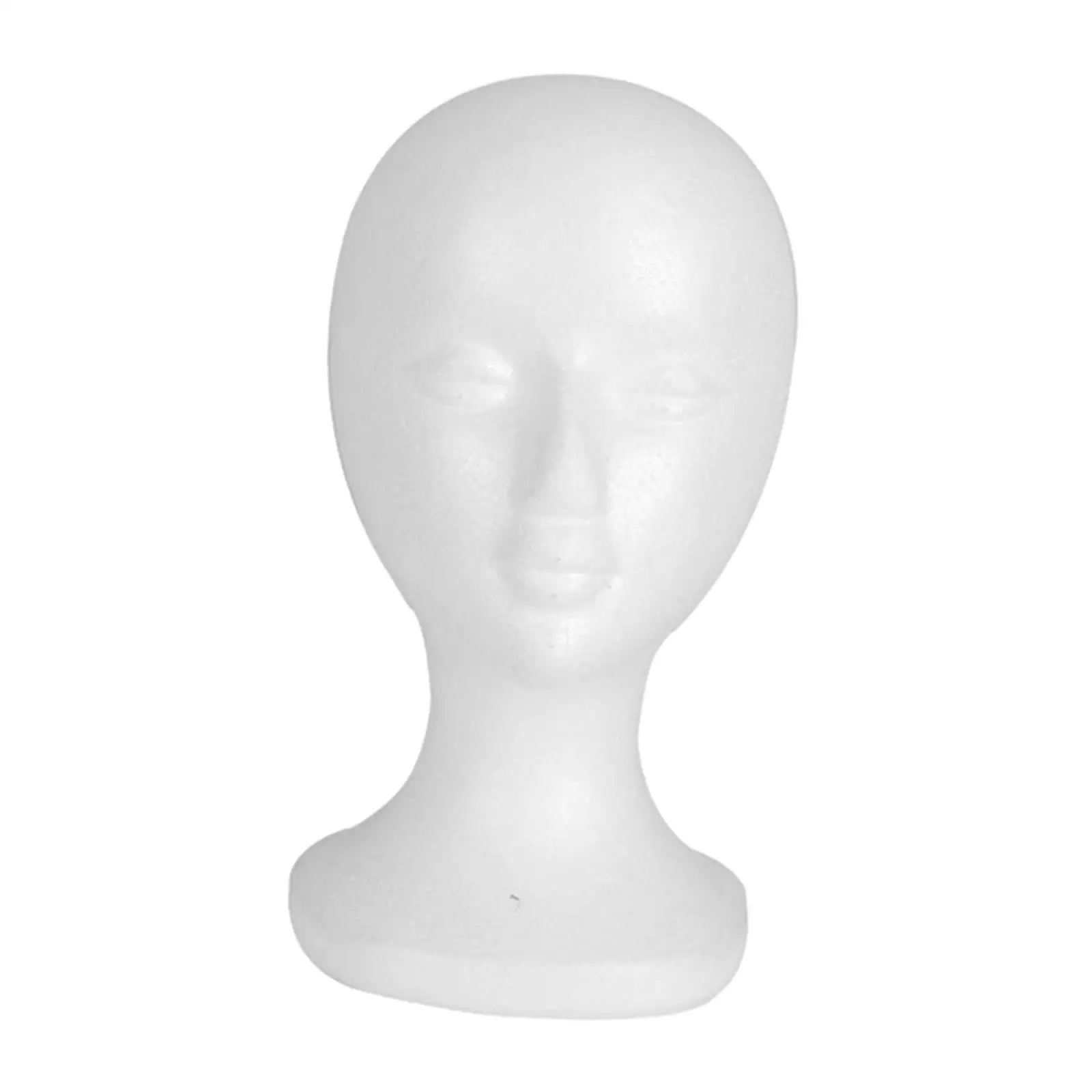 Mannequin Head Holder White Lightweight Scarf Jewelry Display for Hairpieces Jewelry Headwear Sunglasses Barbershop