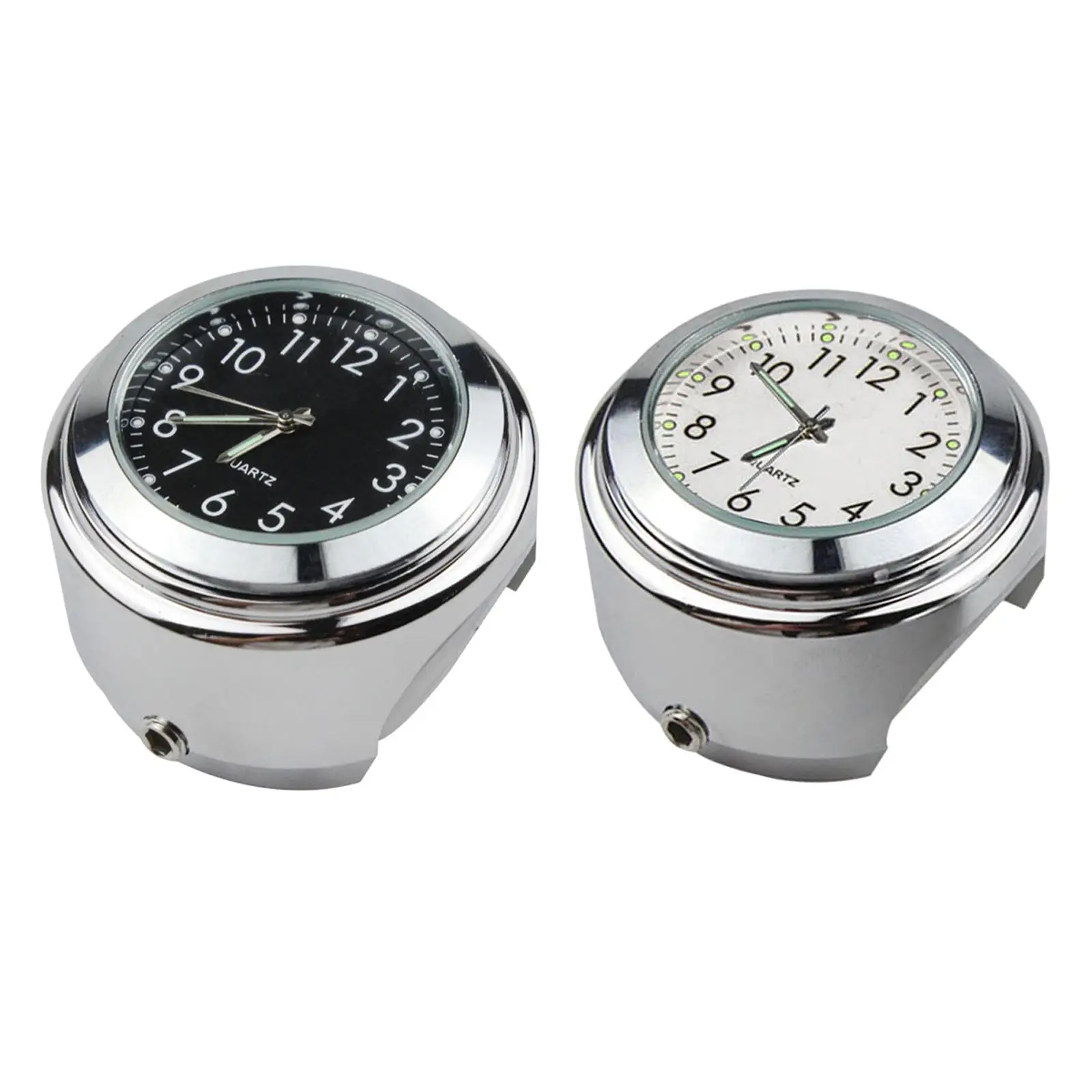 22-25mm Motorcycle Handlebar Mount Clock Waterproof for for Aluminum