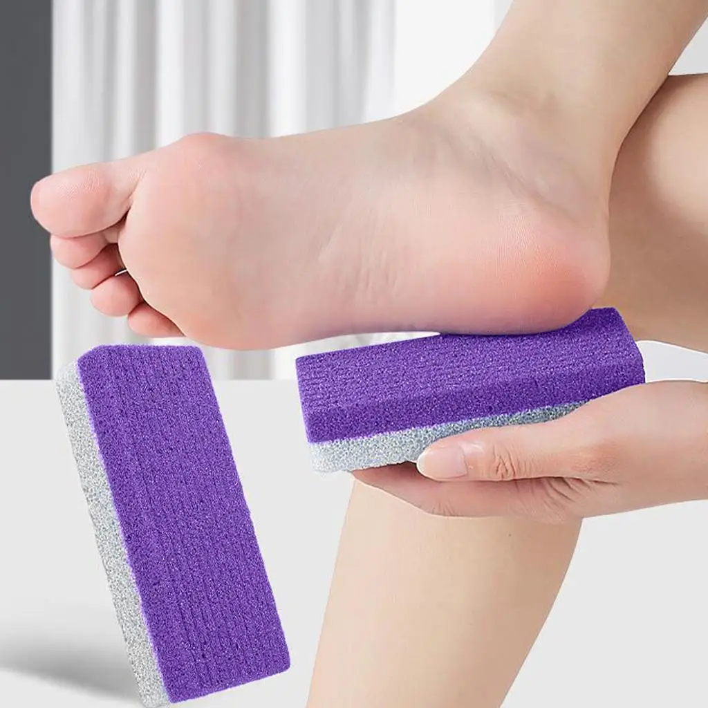 2Pcs Foot Pumice Stone Foot Scrubber Callus Remover for Hard Skin Elbows