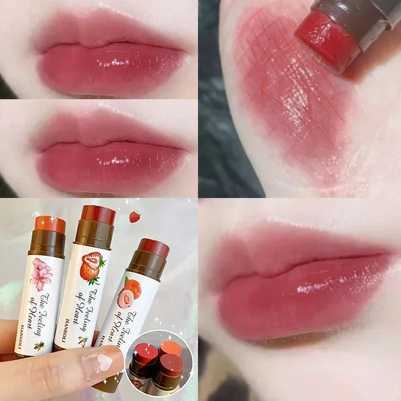 Best of Colored Lip Balm Set Moisturizing Clear Rose Black Tea Lipstick Primer Nude Makeup Cute Jelly Fruity Tinted Lip Gloss Lip Care Reviews & Tips