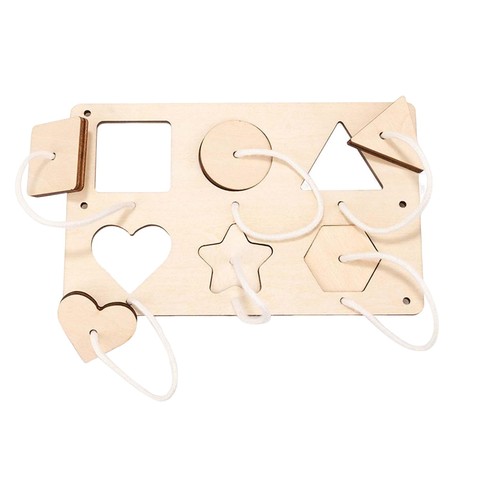 Kids Busy Board DIY Accessories Unpainted Motor Skill Activity Center Board for Plane Travel Toys Children Preschool Kids