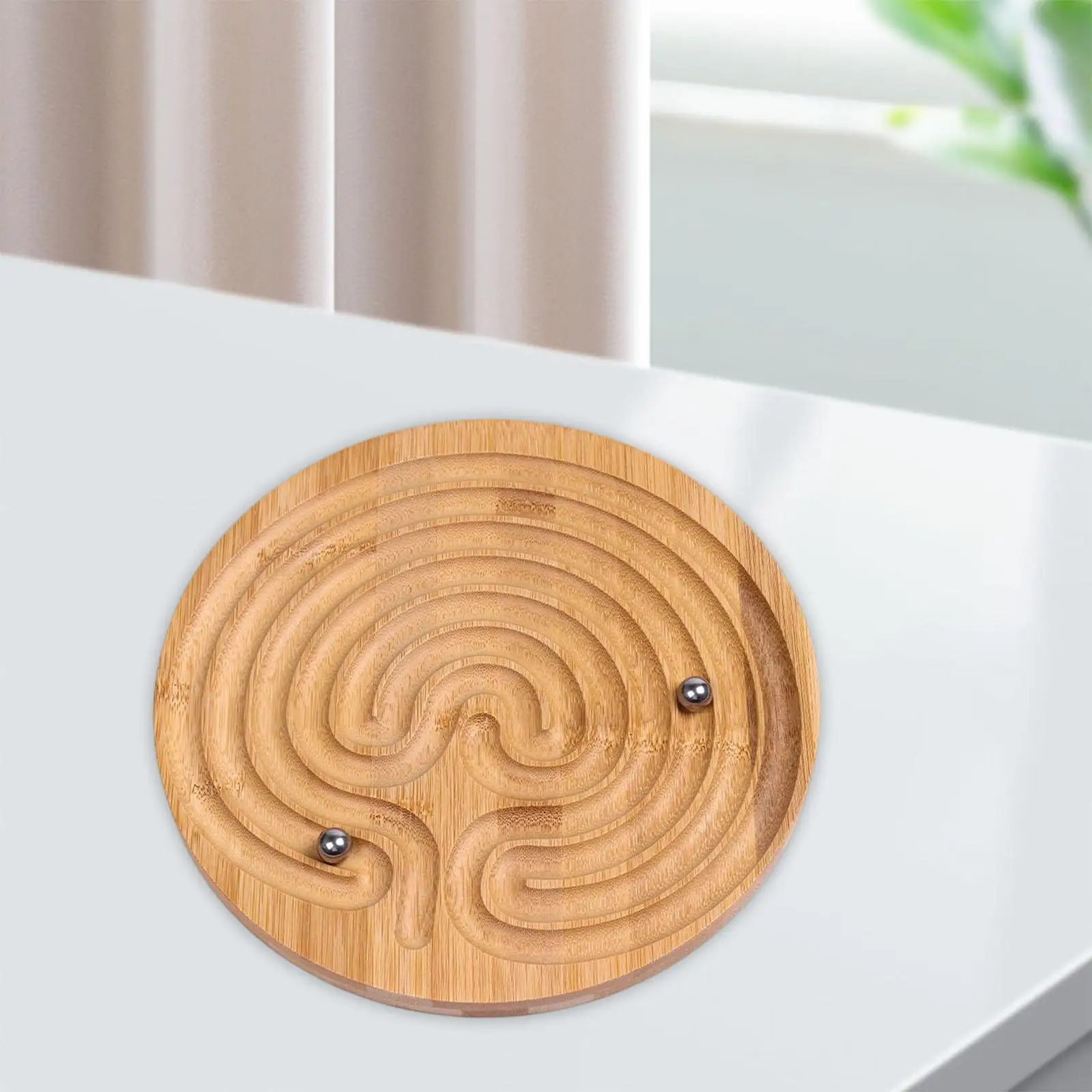 Wooden Labyrinth Toy Brain Teaser Game Educational Learning Toy for Toddler