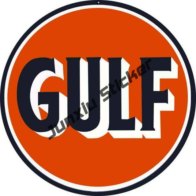 Vintage Racing Poster with Gulf Logo