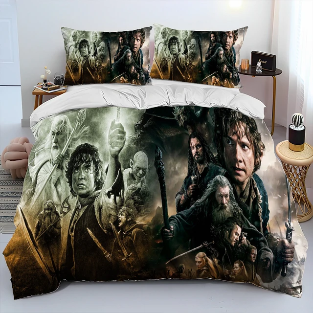 L-Lord of the Rings H-Hobbit Soft Plush Blanket,Flannel Blanket Throw  Blanket for Living Room Bedroom Bed Sofa Picnic Cover Kids