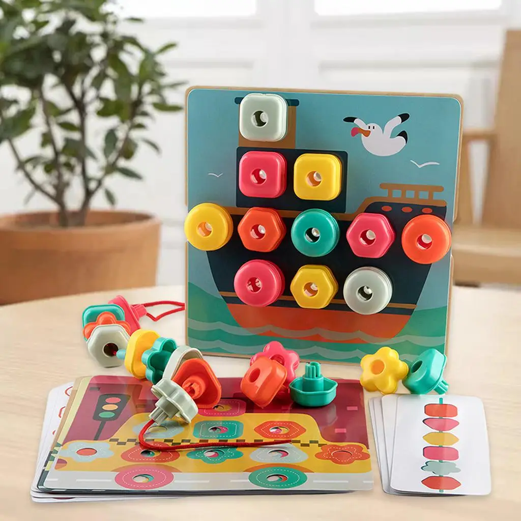 Stack Sorting Puzzle Brain Teaser Toddlers Educational Board Game Gift