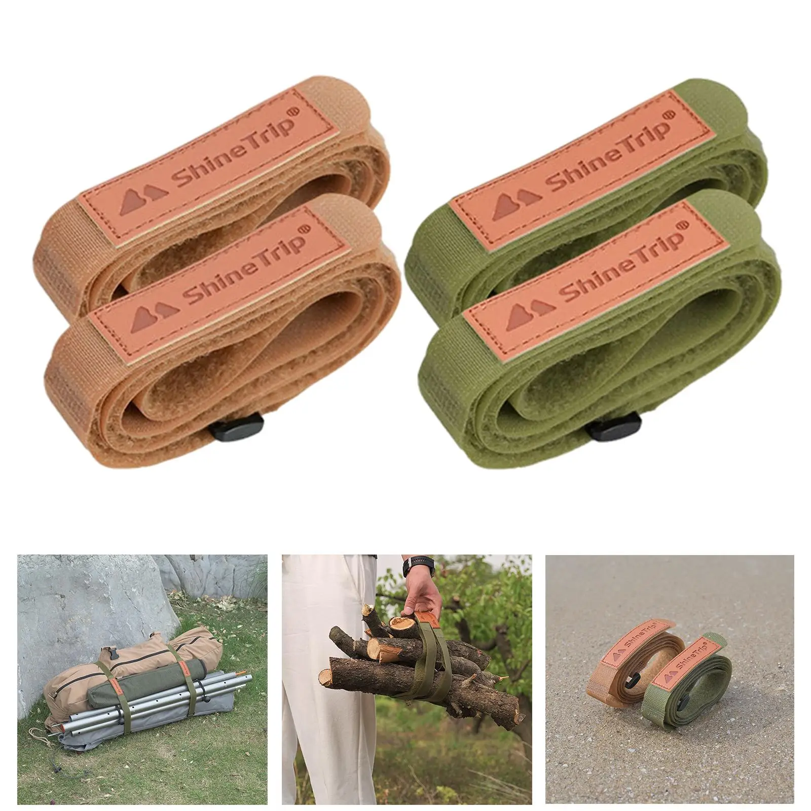 2x Luggage Strap Durable Accessories Suitcase Straps Nylon Adjustable Travel Suitcase Belt for Travel Camping Outdoor Hiking