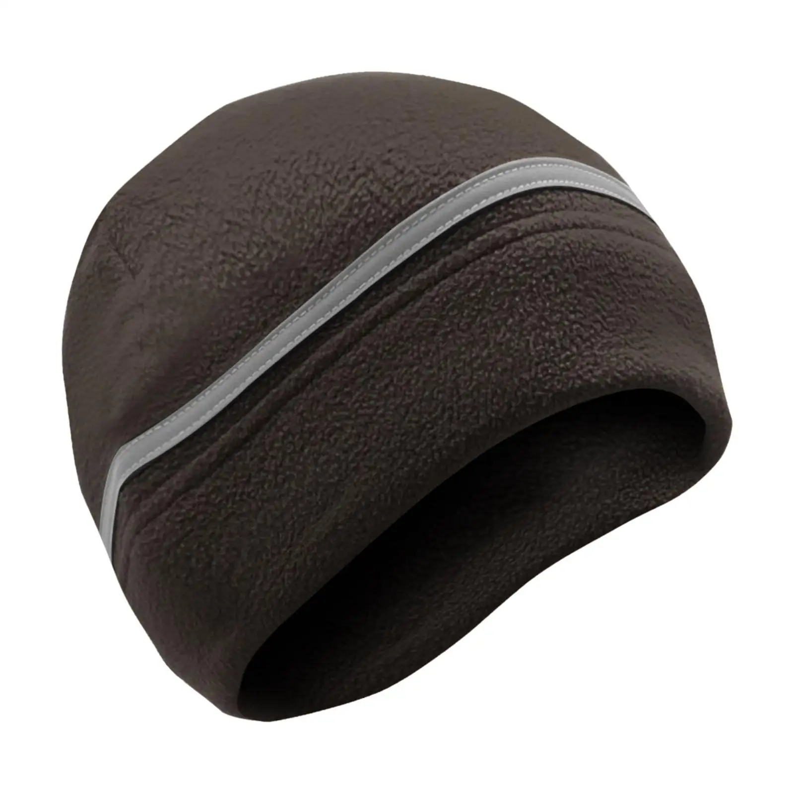 Winter Beanie Lightweight Fleece Thermal Comfortable Reflective Fleece Hat for Hiking Baseball Ski Motorcycling Outdoor Sports