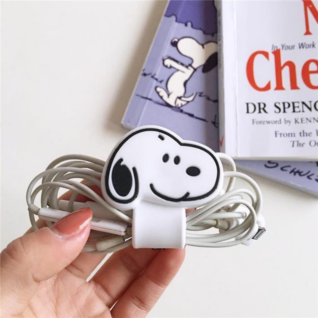 Snoopy Data Cable Storage Bag Cartoon Portable Digital USB Gadget Storage  Pouch Dustproof Charger Electronic Cable Organizer - AliExpress