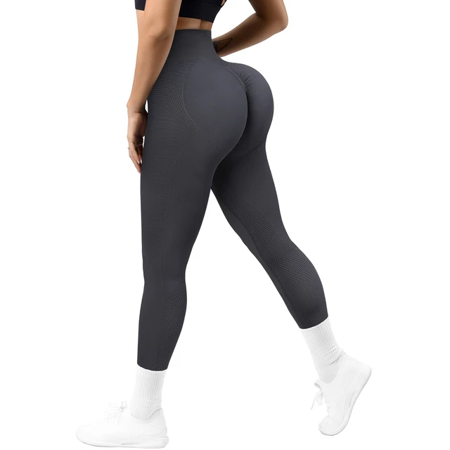 Women Seamless Scrunch Butt Fitness Sport Leggings No Camel Toe V Back Yoga  Pants for Women - AliExpress