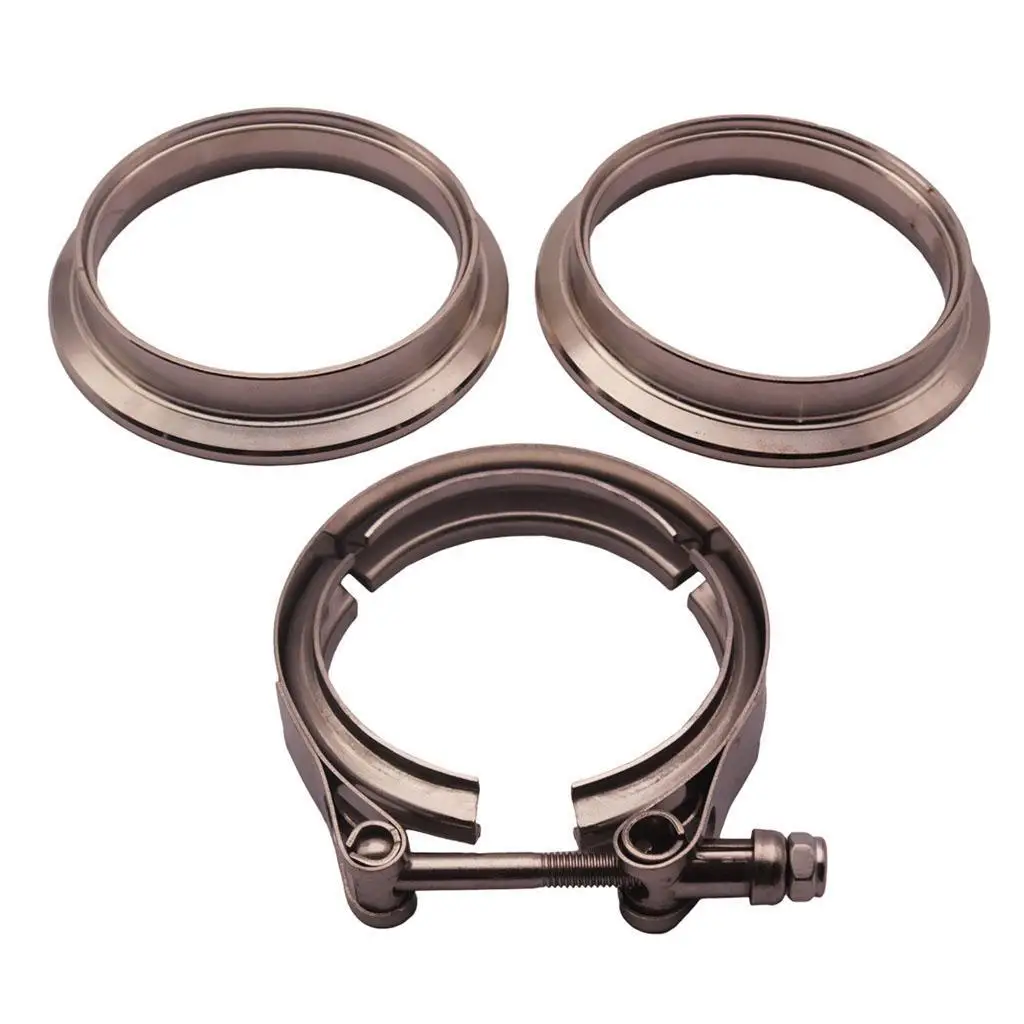 2.5`` Upgraded Auto Parts V-band Clamp for Exhaust Pipes Downpipe