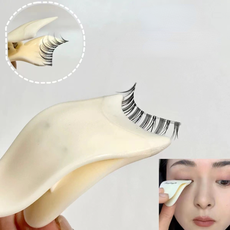 Description Picture 2 of itemFake Eyelash Applicator Tweezers Mascara Eyelashes Clip Aids Paste False Eyelash Beauty Tools Lashes Curler Makeup Cosmetic Tool