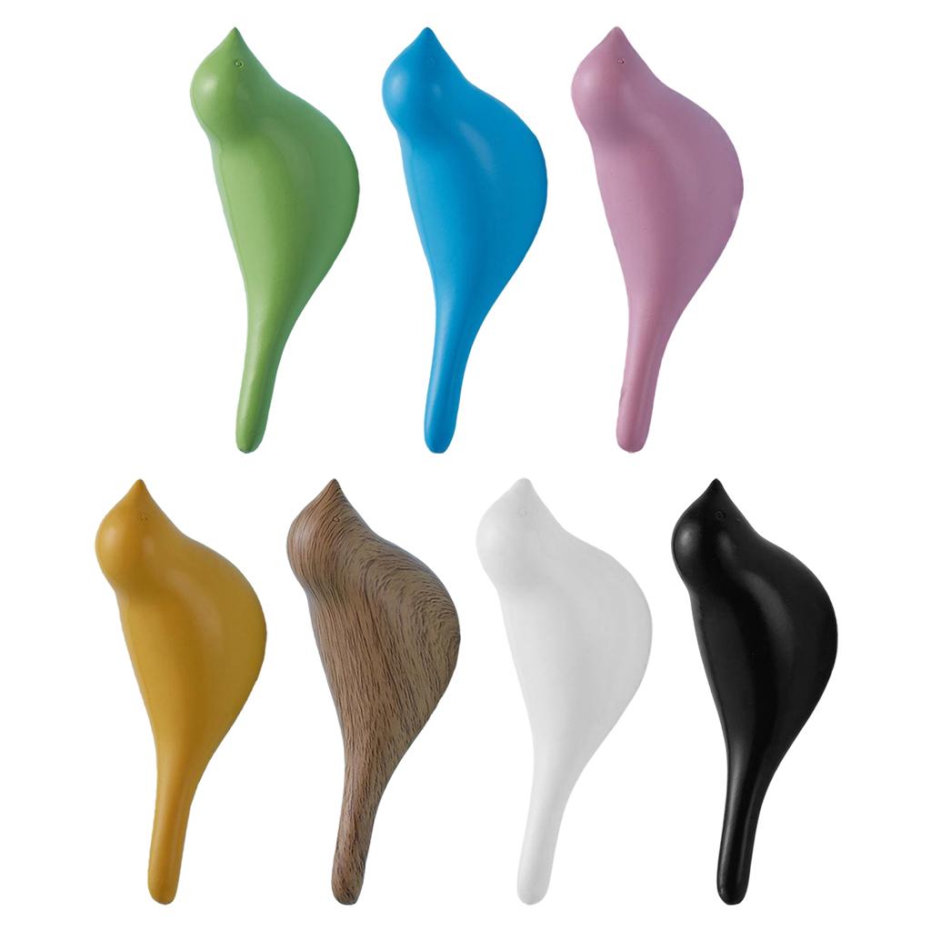3D Resin Bird Shape Coat Hooks, Wall Hanger, Art Decoration, Help Your Home Get Organized