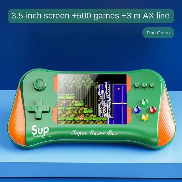 Sup Handheld Game Console Retro Nostalgic Children's Toy Psp Single Double  Play - Figurines & Miniatures - AliExpress