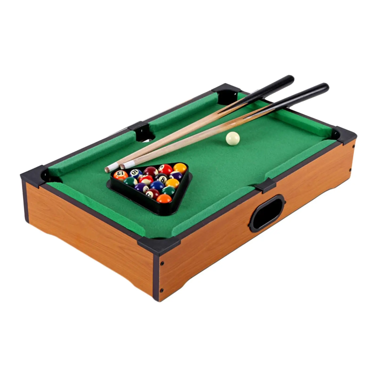 Mini Pool Table Game Portable Wooden Mini Billiards Tabletop Billiards Game Small Billiards Table Great Gift for Boys and Girls