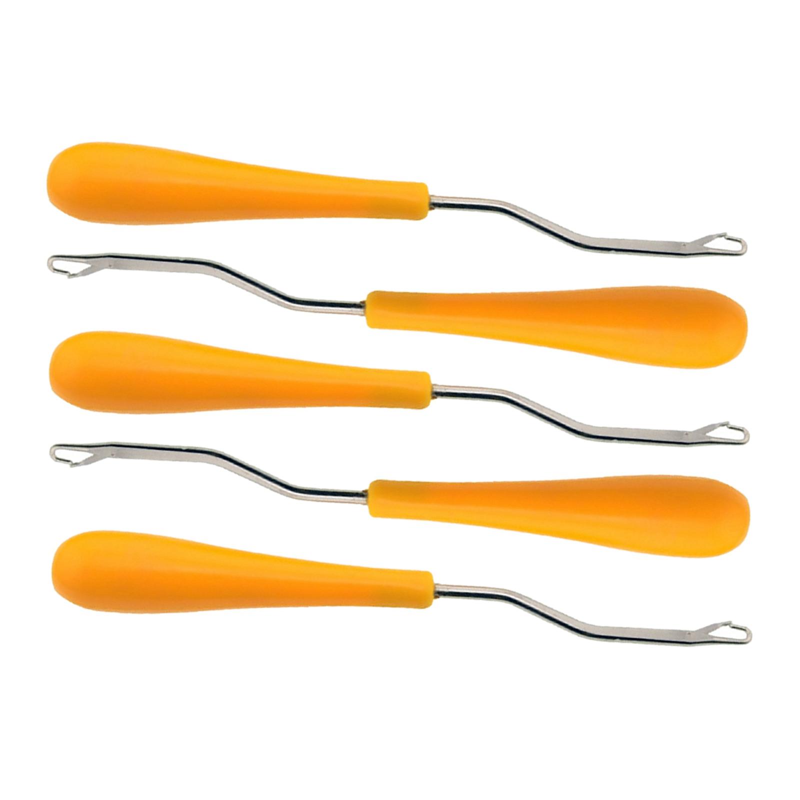 5x Latch Hook Crochet  for Rug Making Wigs Extension Craft Repair