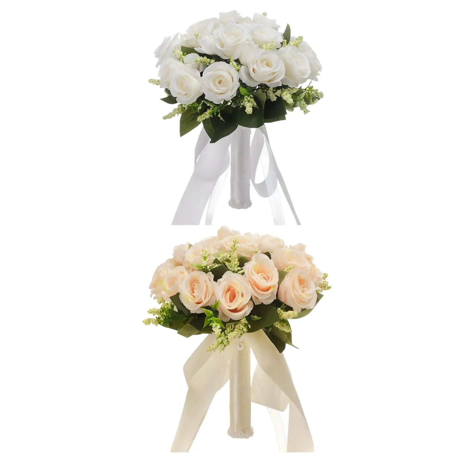 Artificial Flowers Tossing Bouquet Elegant Table Centerpiece Wedding Bridal Bouquet for Wedding Graduation Ceremony Decorations