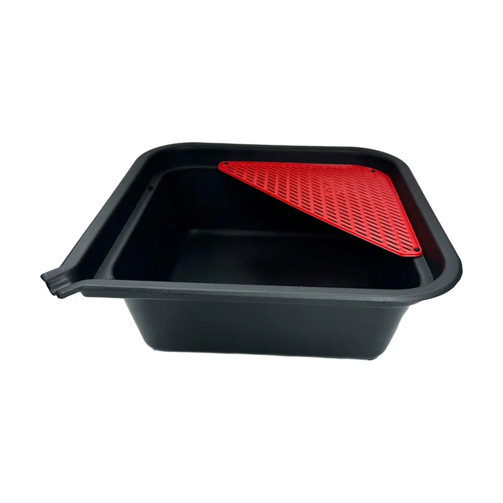 9L Automotive Oil Drip Pan Tray with Filter Screen Practical Sturdy Portable