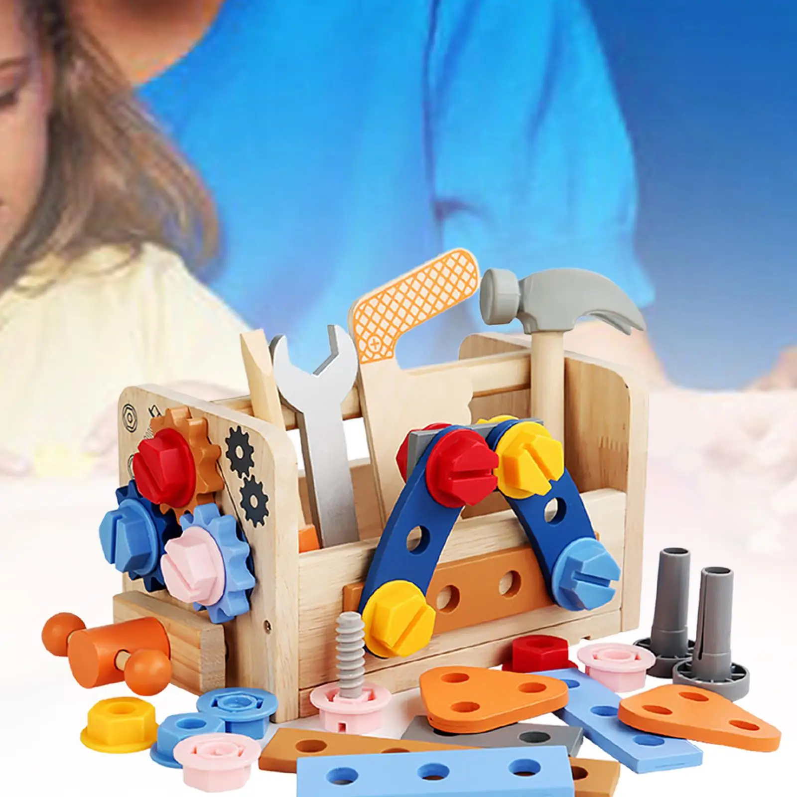 Toolbox Toy Birthday Gift Montessori Educational Gift Gift for Boys Girls