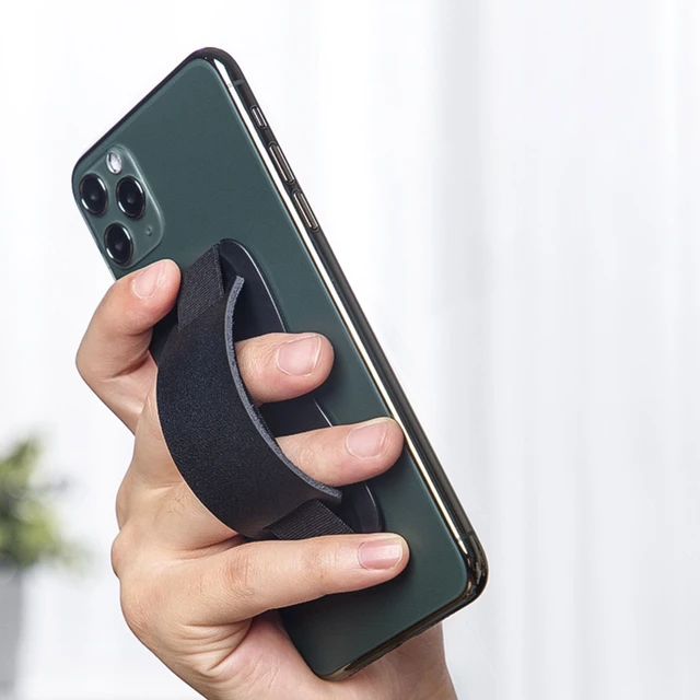 6 piezas de agarre de dedo para teléfono, soporte telescópico portátil de  silicona para teléfono móvil, correa de dedo para la mayoría de teléfonos