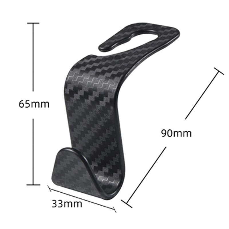 Car Seat Back Hooks Trunk Organizer Vehicle Headrest Hanger Clips Durable Truck Handbag Storage Hanger Car Accessries 1/2/4Pcs