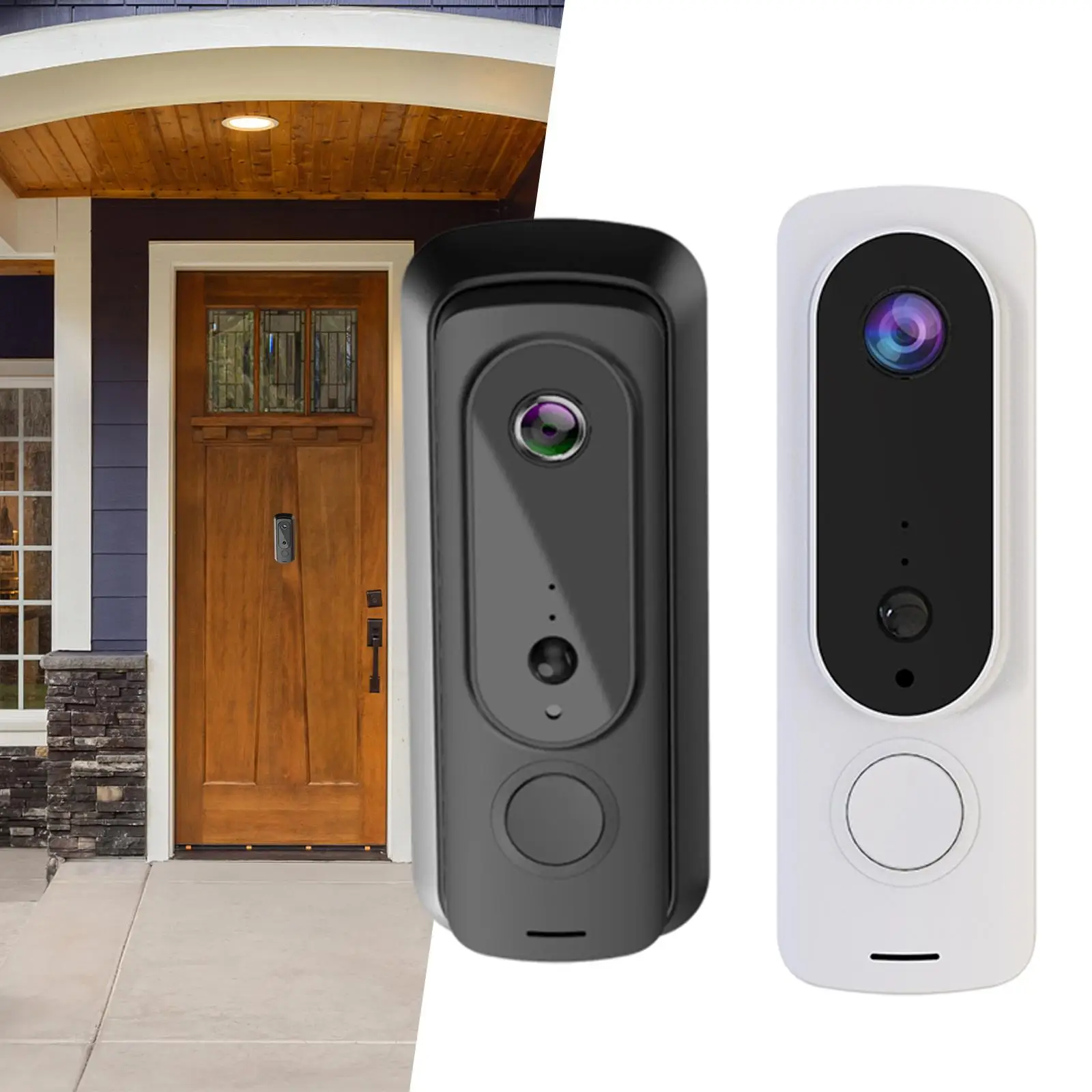 Video Camera with Chime, Camera (Battery-Powered), 1080p, No Monthly Fee, Human ,  Audio