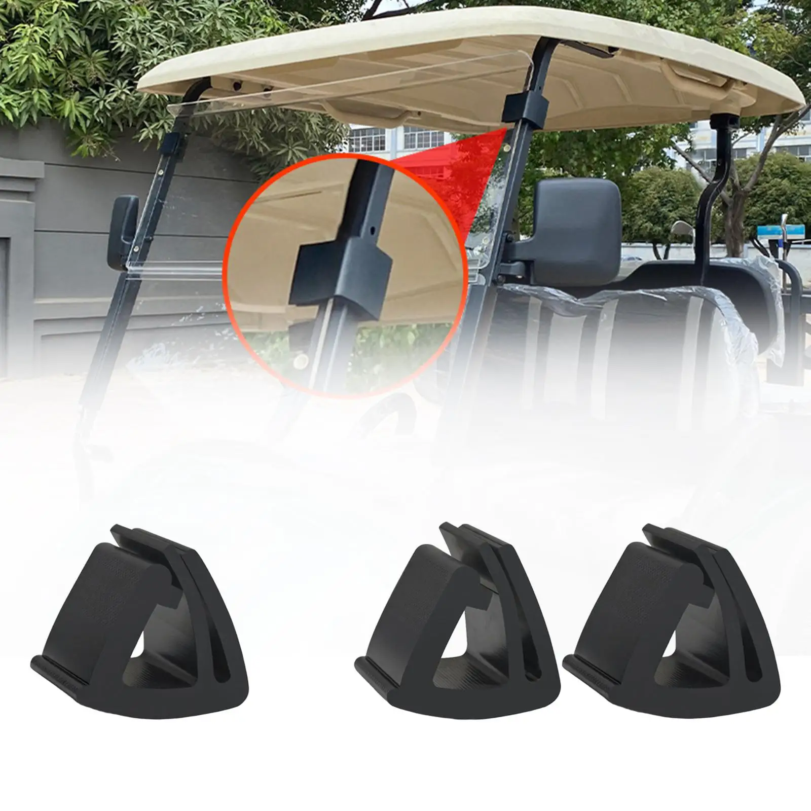 Golf Cart Windshield Retaining Clips Equipment Part Accessories for Golf Carts