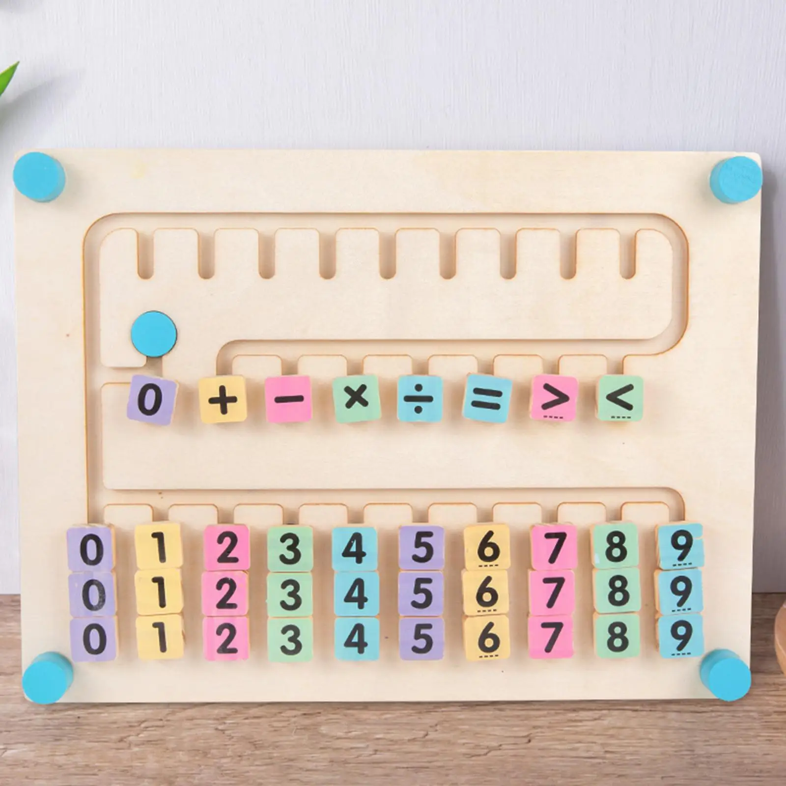 Wooden Math  Early Educational  Materials Learning  Addition