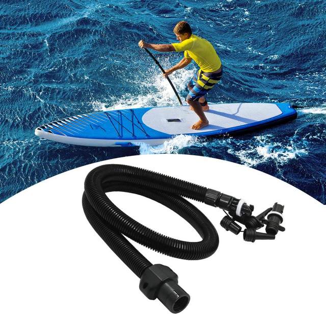 thumbnail image 2 of Paddle Board Pump Adapter Set Sup Air Pump Hose With 7 Nozzles For Inflatable 2 of 12