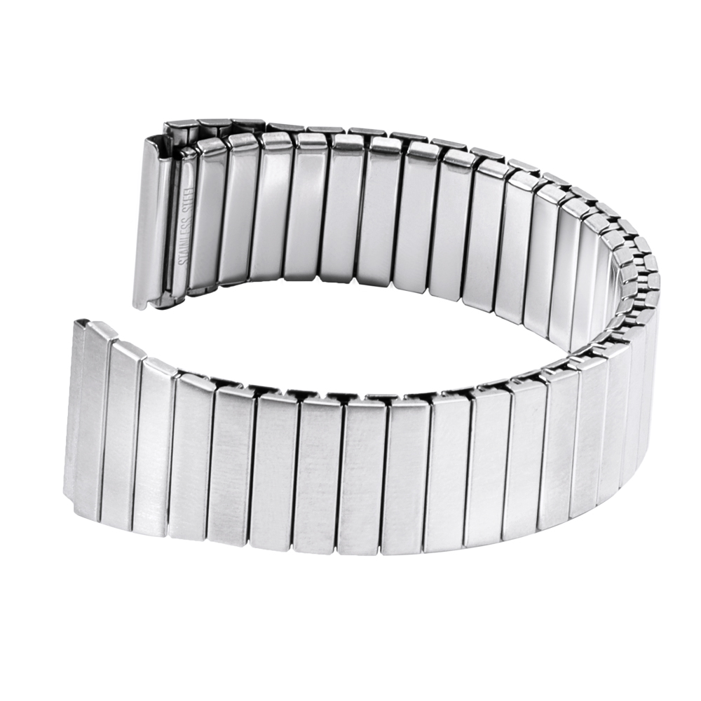 18mm Metall elastisches Stretch armband Edelstahl Expansions armbänder Smartwatch Universal armband Herren Uhren gürtel Zubehör – Detail 2