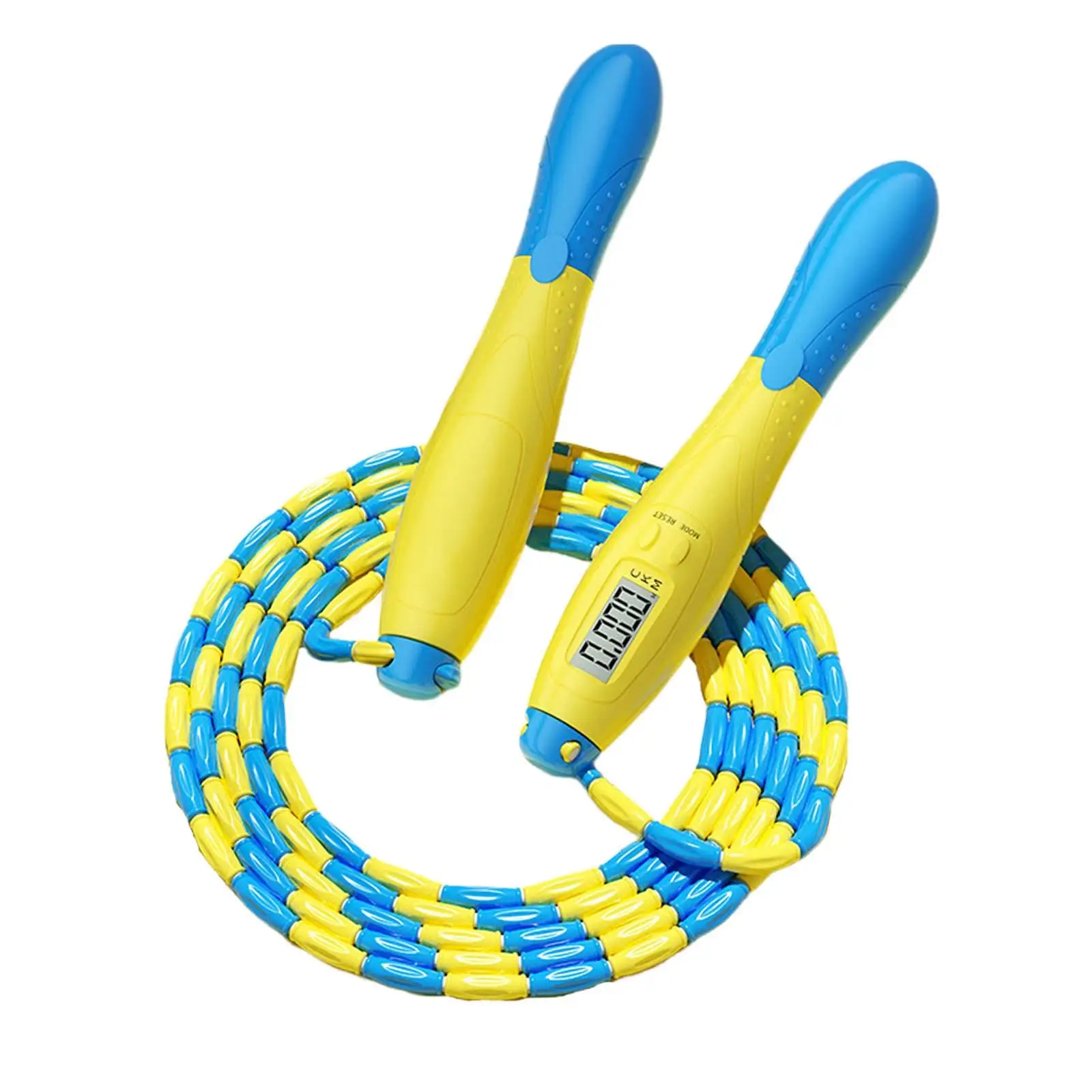 Children Soft Beaded Segment Jump Rope Skipping Rope with Counters Portable