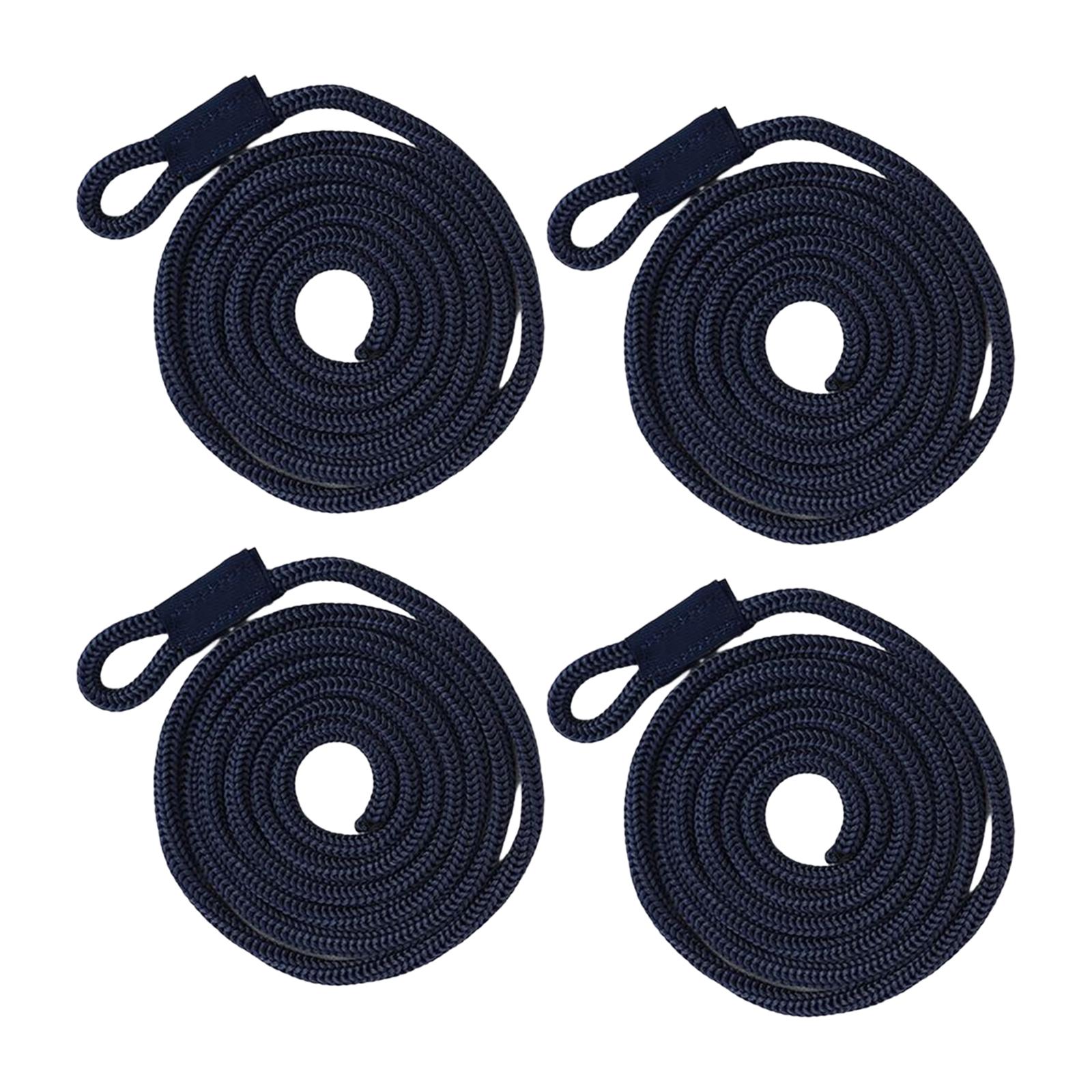 4Pcs Boat Lines, Boats Bumpers,Marine Bumpers for Pontoon Boat, Mooring Rope Bumpers Lines