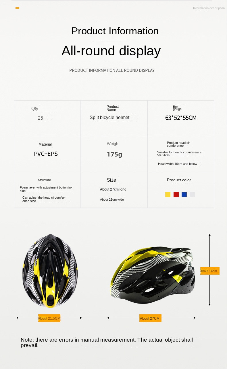 Description Picture 4 of itemCarbon fiber Texture Helmet Adult MTB Mountain Bike Cycling Equipment Safety Bicycle Motorcycle Hat Caps female male EPS Foam