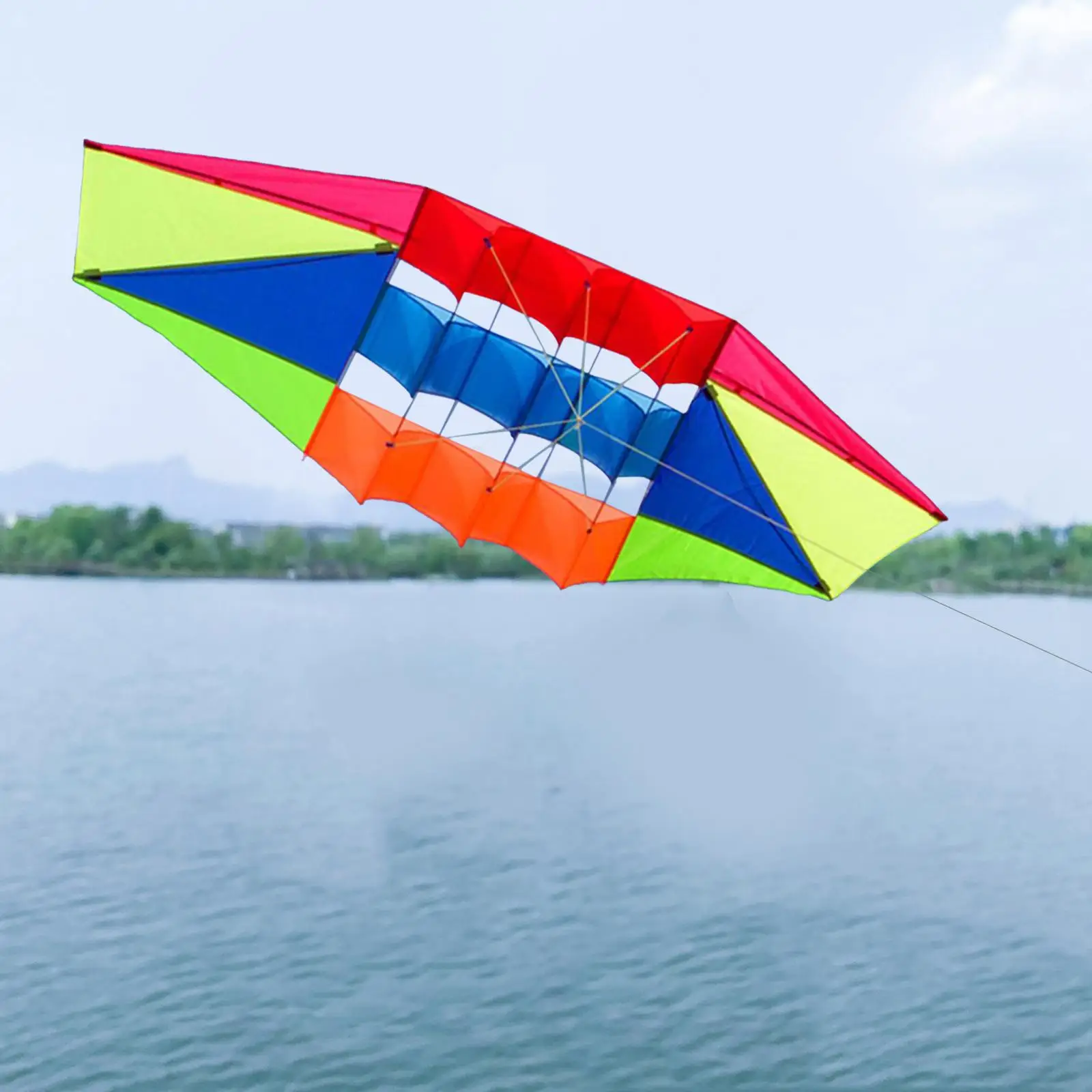 Large Colorful  Toy Outdoor Sports Game Easy to Fly Parachute  Single Line s for Children Kids Adults